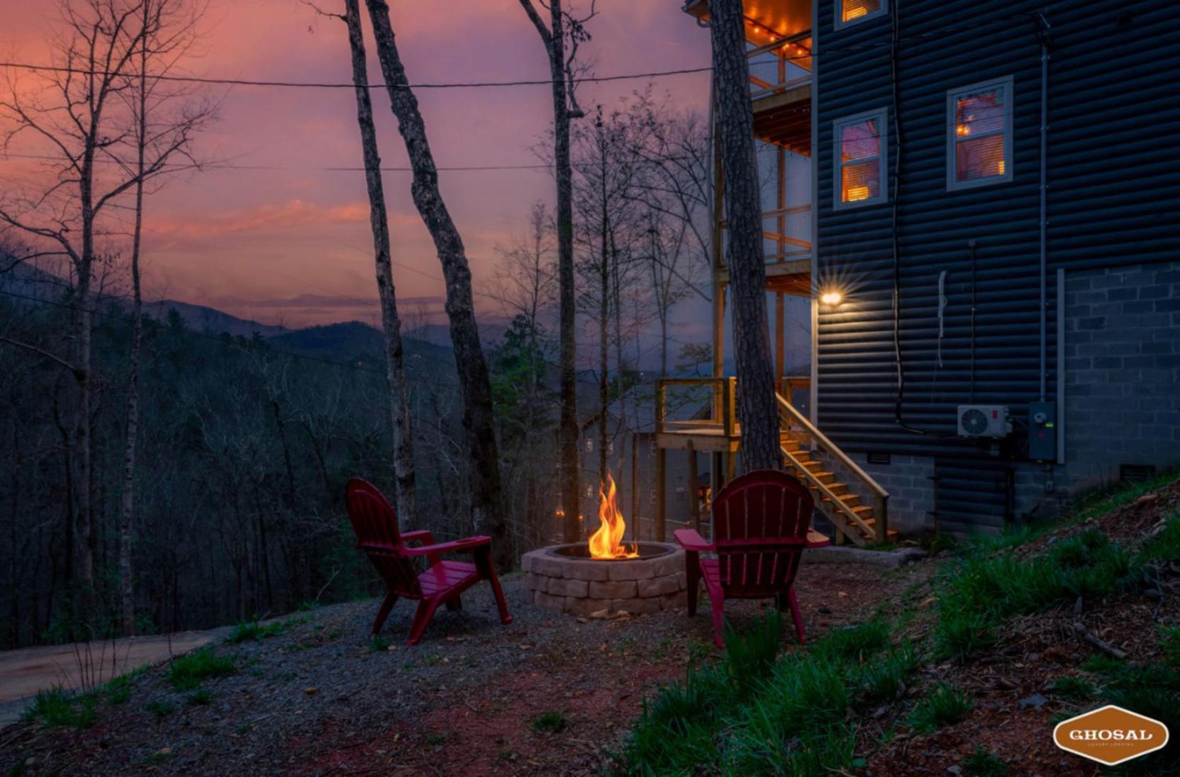 Tranquil Mountain Getaway By Ghosal Luxury Lodging Gatlinburg Extérieur photo