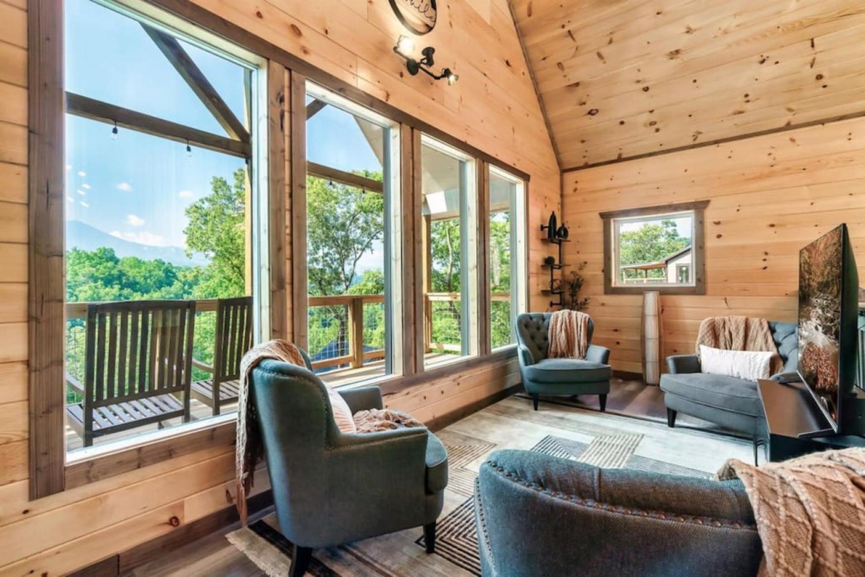 Tranquil Mountain Getaway By Ghosal Luxury Lodging Gatlinburg Extérieur photo